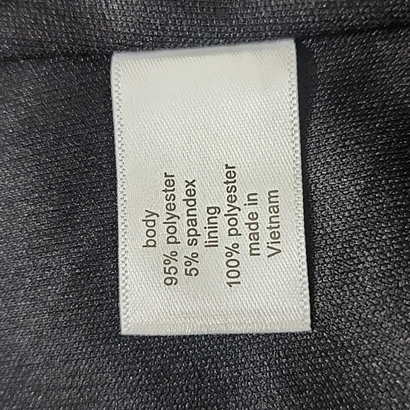 LANE BRYANT Metallic Shimmer Black Silver Surplice Holiday Dress‎ Plus Size 22 - Picture 12 of 13